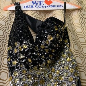 The perfect black mini dress